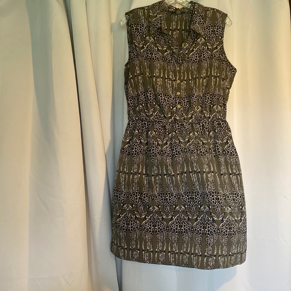 2for$20 bundle Sleeveless Giraffe Print Mini Dress Size 14